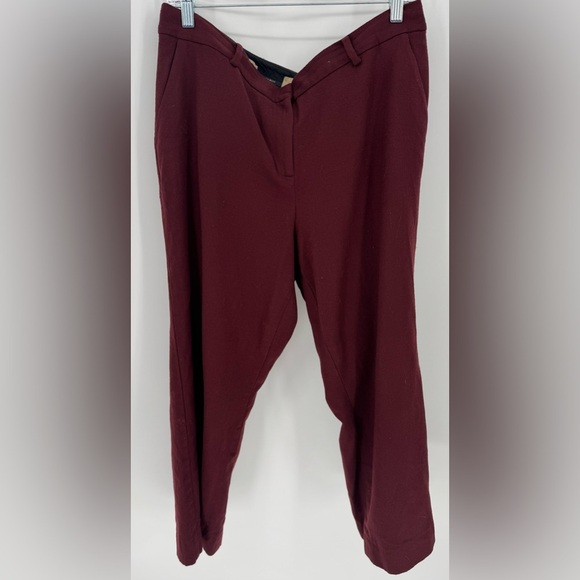 Talbots Woven in Italy LUXE VIRGIN WOOL STRAIGHT LEG PANTS - Picture 1 of 11